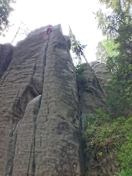 Martin in einer VIIc aufwärm Tour