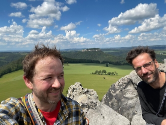 Gipfelfoto von der Nördlichen Pfaffenschluchtspitze