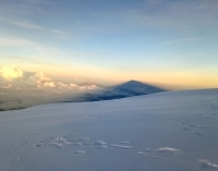 Bild 11 Mount Meru und Schatten von Kilimanjaro, Kilimanjaro 2018